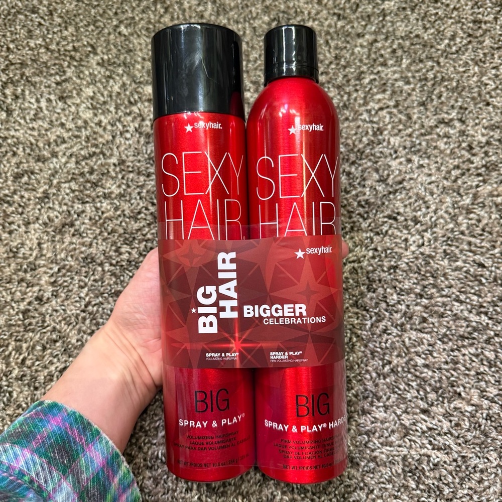 Sexy Hair Big Spray & Play Hairspray - Red
